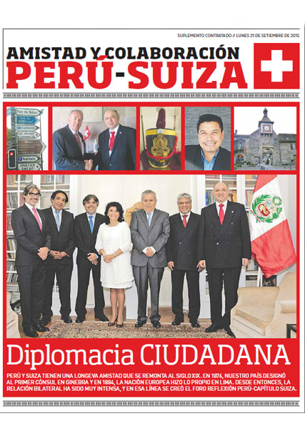 Amistad y colaboración Perú-Suiza - El Peruano